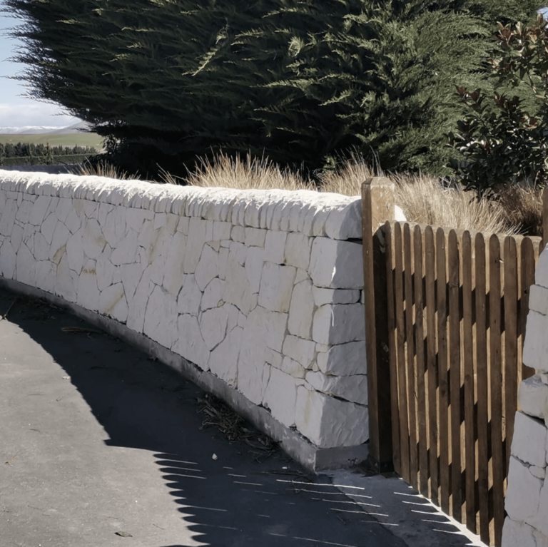 Oamaru Stone - Stone fencing