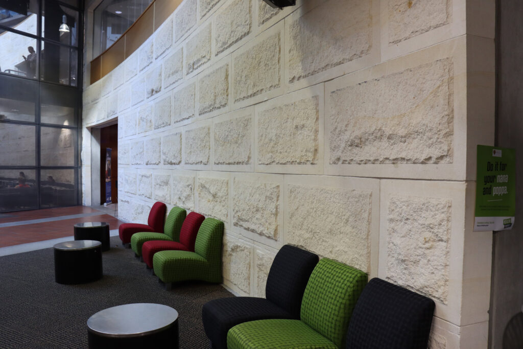Oamaru Stone Split and Bolstered Veneer