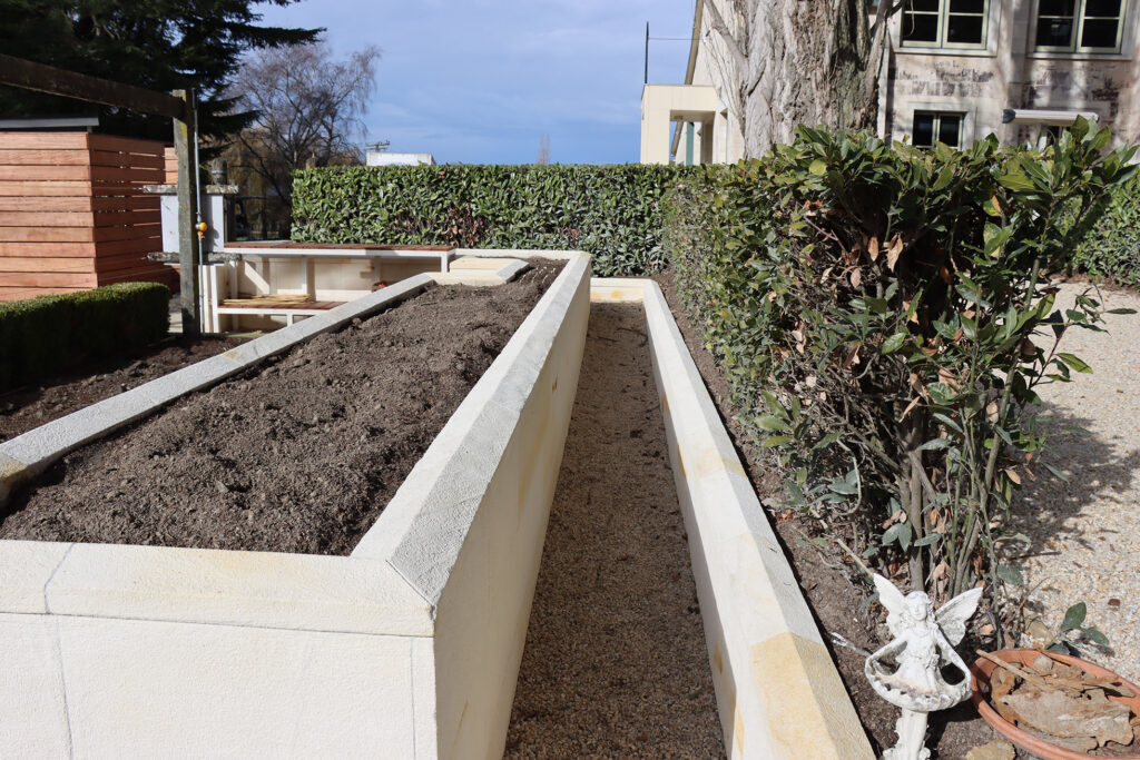 Oamaru Stone Garden Bed