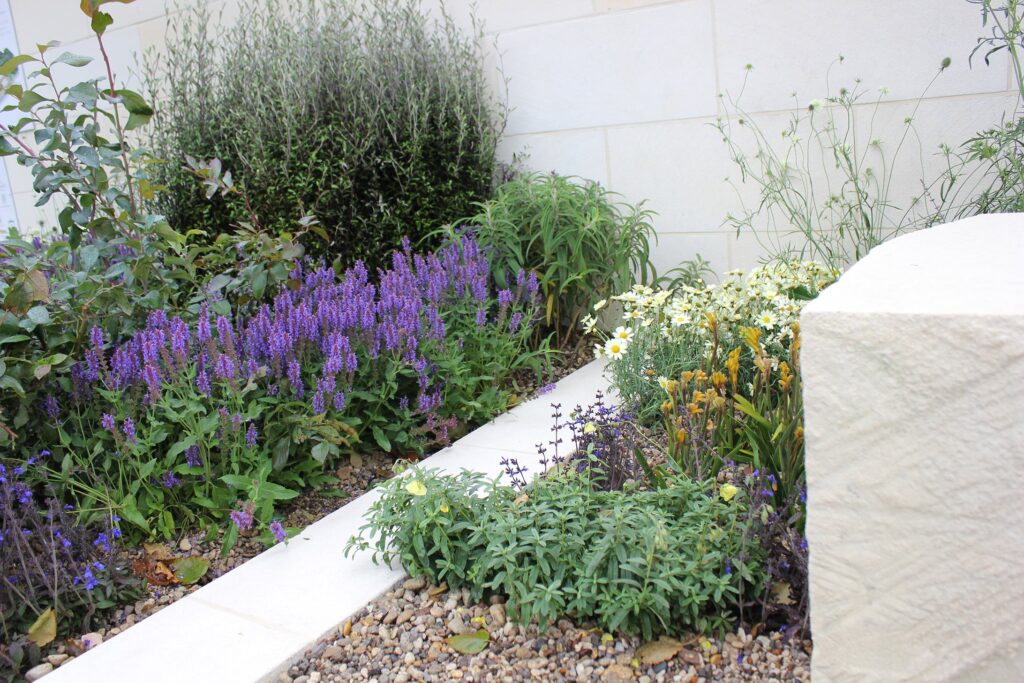 Oamaru Stone Garden Edging